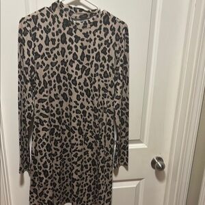 Animal Print Skater Dress